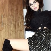 Farrah Lovely TS is the most beautiful shemale with enchanting blue eyes