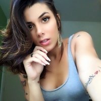 Elegant and slender tgirl Danielly Martins