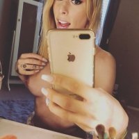 Casey a beautiful slender tgirl with a talent to show her cut cock